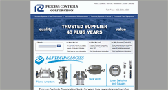 Desktop Screenshot of processcontrolscorp.com
